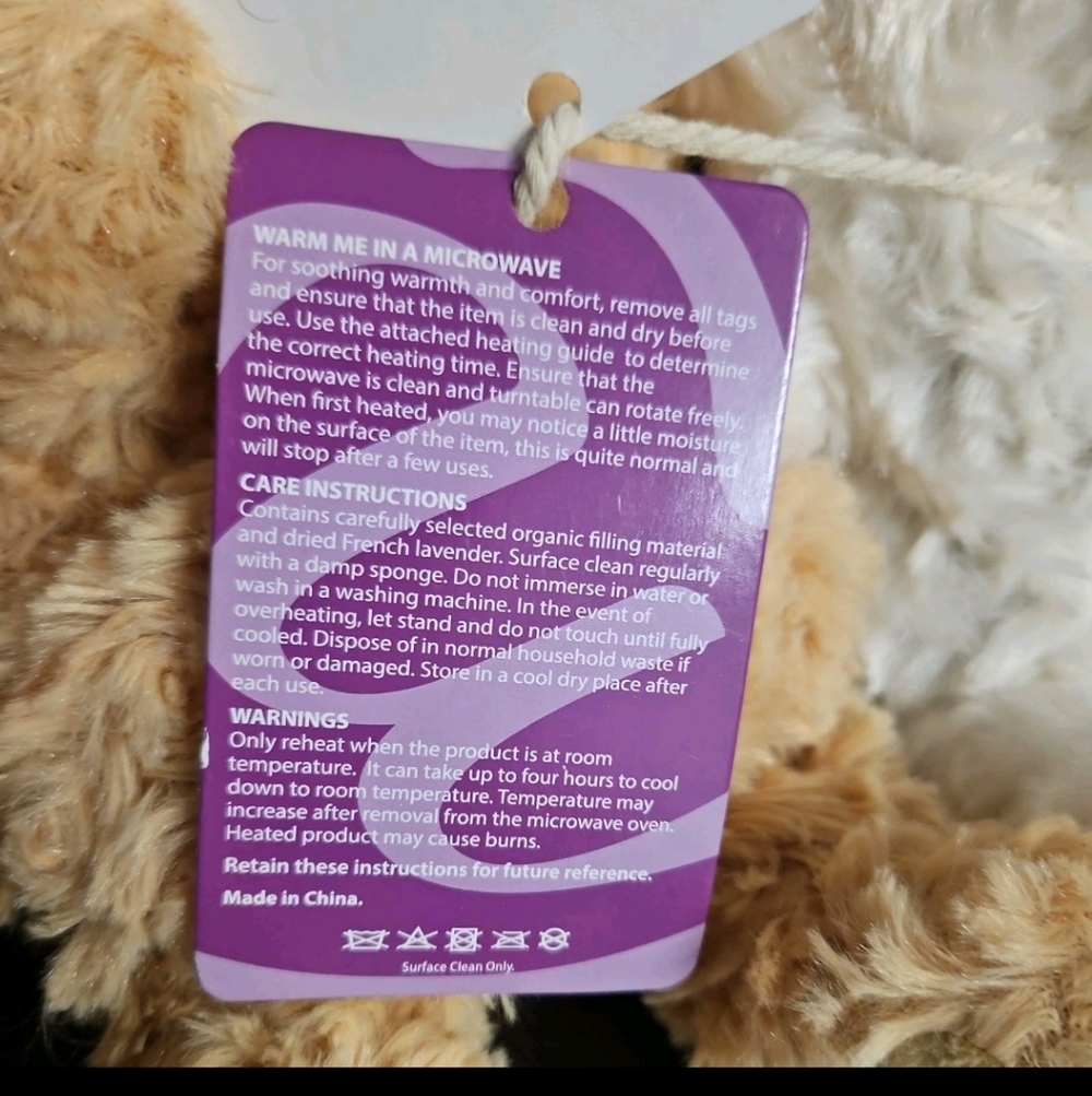 Warmies Hugging Cuddling Dogs Puppies Stuffed Animals Plush Microwaveable - Picture 5 of 5
